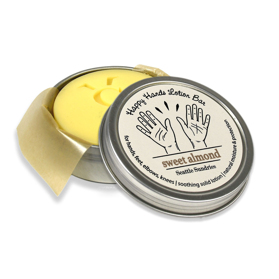 Sweet Almond Lotion Bar - Seattle Sundries - Solid Lotion 