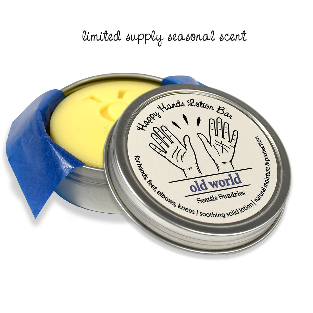 Old World Lotion Bar - Seattle Sundries - Solid Lotion 