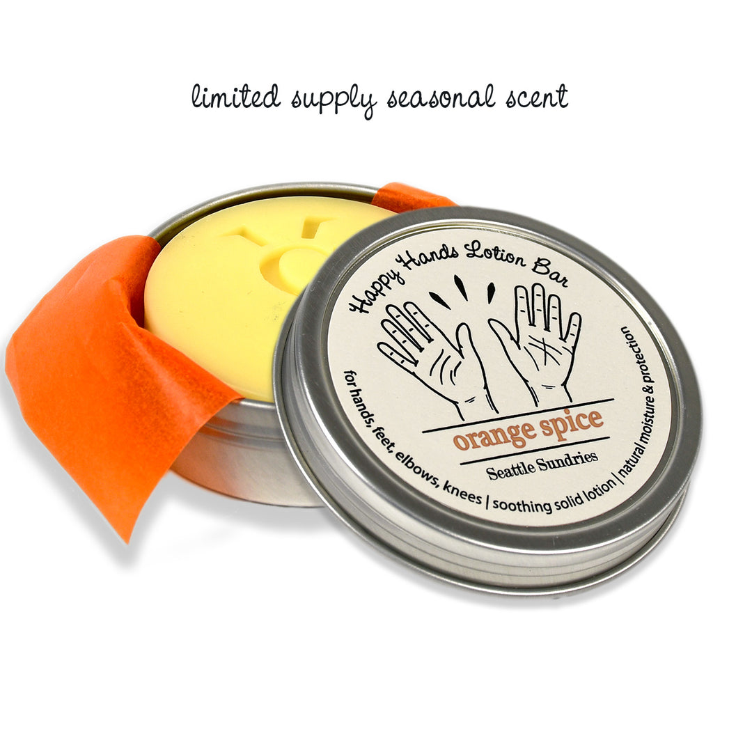 Orange Spice Lotion Bar - Seattle Sundries - Solid Lotion 