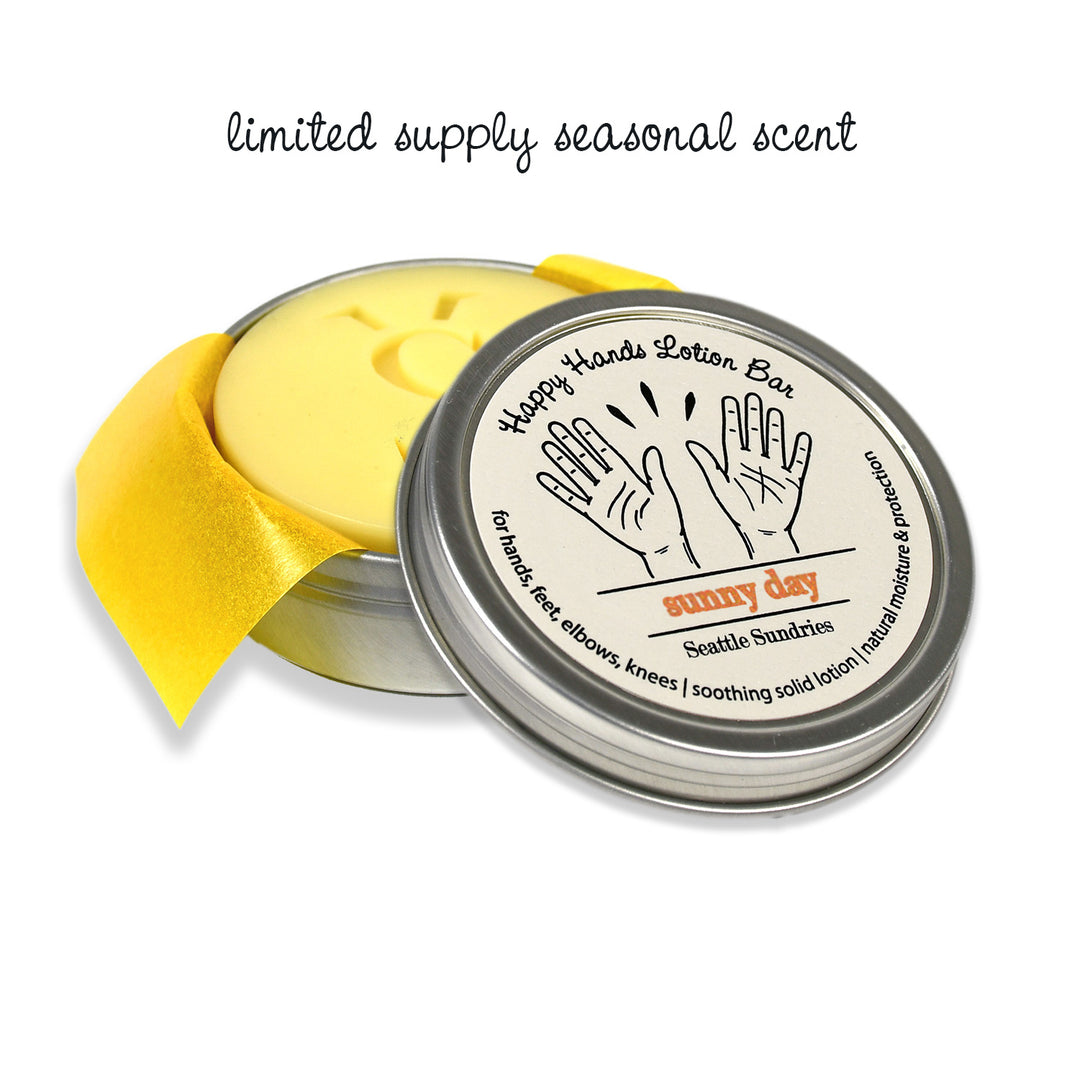 Sunny Day Lotion Bar - Seattle Sundries - Solid Lotion 
