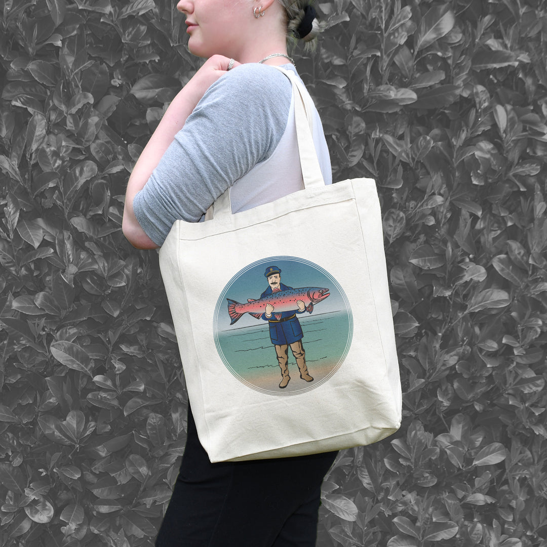 Fish Tale Tote Bag - Seattle Sundries -  
