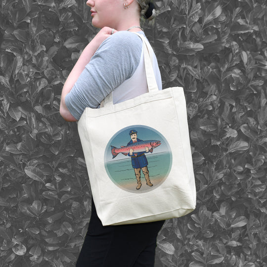 Fish Tale Tote Bag - Seattle Sundries -  