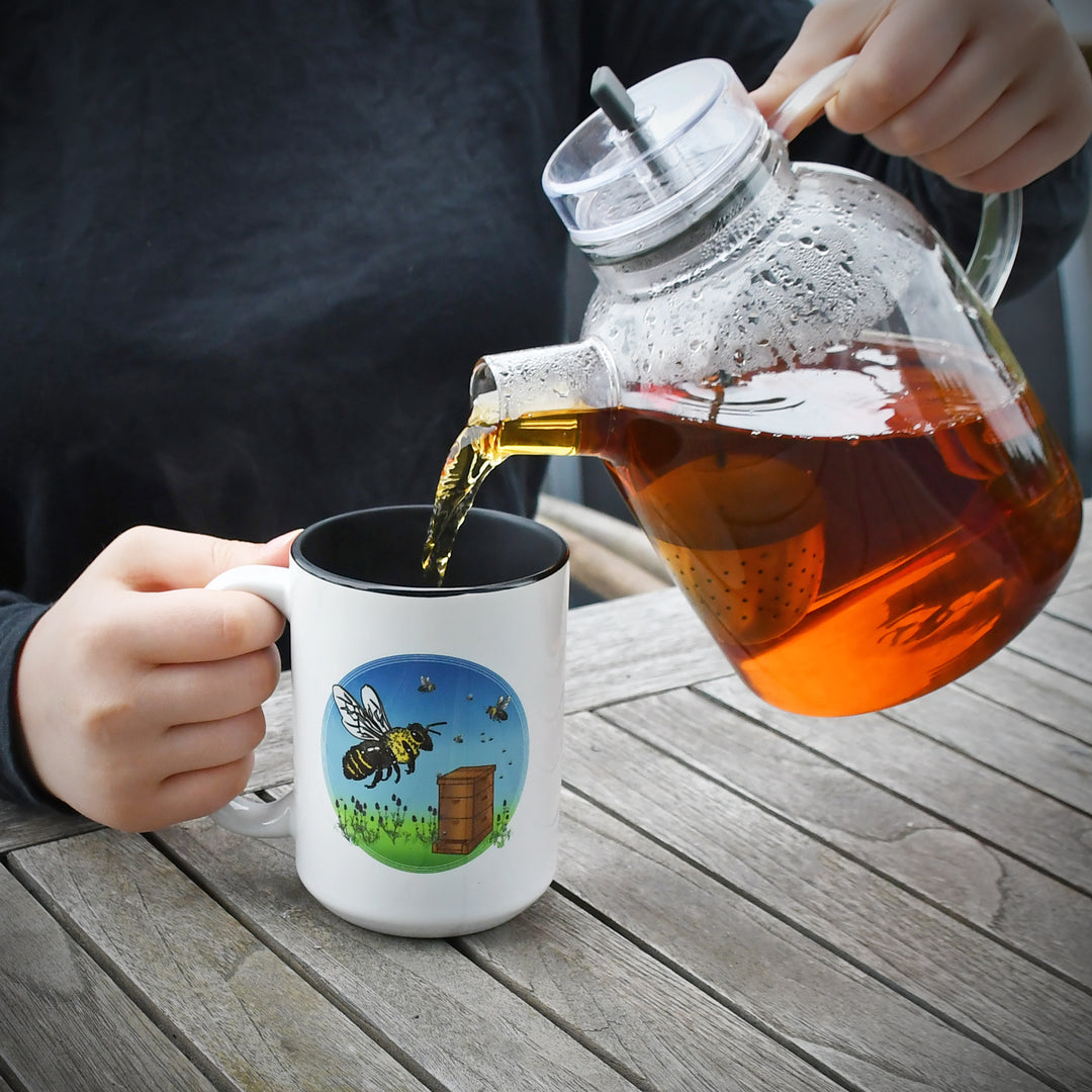 Honey Bee 15oz Mug - Seattle Sundries - Mugs 