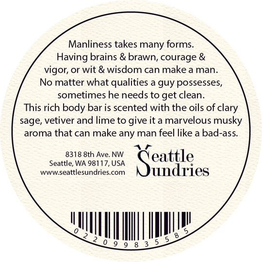 Manly Man Soap - Seattle Sundries - Soap 
