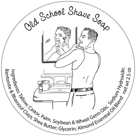 Old School Shave Soap Refill - Seattle Sundries - Soap 